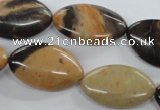 CSN11 15.5 inches 15*25mm marquise new snake skin jasper beads