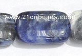 CSO07 A grade 15.5 inches 8*12mm rectangle sodalite beads