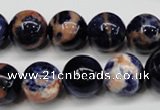 CSO264 15.5 inche 12mm round red sodalite gemstone beads wholesale