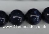 CSO408 15.5 inches 20mm round dyed sodalite gemstone beads