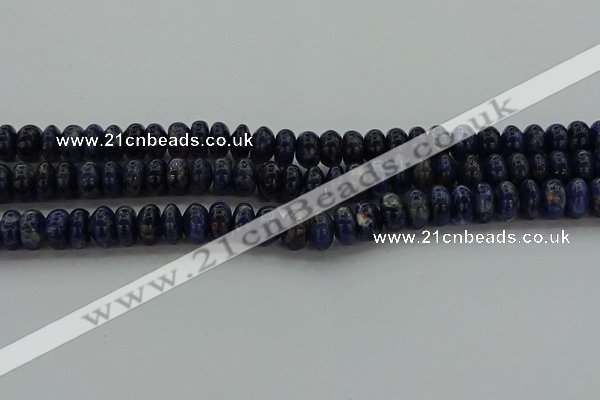 CSO653 15.5 inches 6*10mm rondelle sodalite gemstone beads