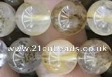 CSQ803 15.5 inches 10mm round scenic quartz beads wholesale