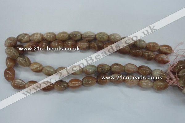 CSS248 15.5 inches 12*16mm teardrop natural sunstone beads
