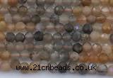 CSS846 15 inches 3mm faceted round sunstone beads