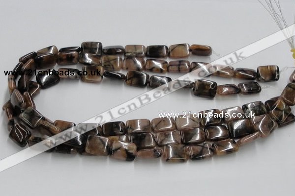 CST14 15.5 inches 12*16mm rectangle staurolite beads wholesale