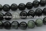 CSW102 15.5 inches 8mm round seaweed quartz beads wholesale