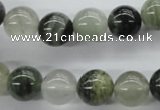 CSW103 15.5 inches 10mm round seaweed quartz beads wholesale