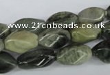 CSW114 15.5 inches 8*16mm twisted rice seaweed quartz beads wholesale