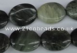 CSW154 15.5 inches 15*20mm oval seaweed quartz beads wholesale