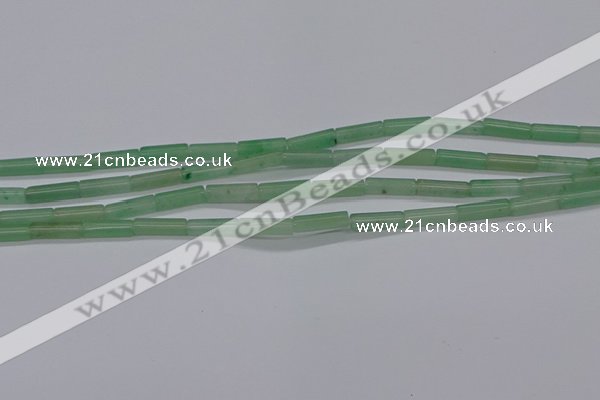 CTB326 15.5 inches 4*13mm tube green aventurine beads wholesale