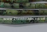 CTB344 15.5 inches 4*13mm tube African turquoise beads wholesale