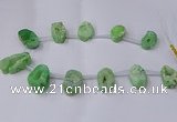 CTD2715 15.5 inches 20*30mm - 35*45mm freeform druzy agate beads