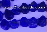 CTD3862 Top drilled 8*10mm - 10*12mm freeform lapis lazuli beads