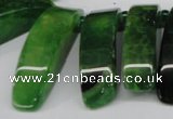 CTD599 Top drilled 10*30mm - 12*45mm wand agate gemstone beads