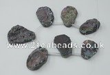 CTD817 Top drilled 18*22mm - 30*40mm freeform agate beads
