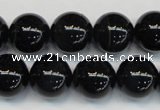 CTE1169 15.5 inches 14mm round AA grade blue tiger eye beads
