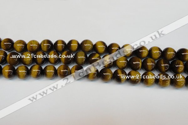 CTE1234 15.5 inches 6mm round A+ grade yellow tiger eye beads