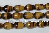 CTE152 15.5 inches 8*12mm teardrop yellow tiger eye gemstone beads