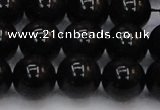 CTE1615 15.5 inches 14mm round A grade black tiger eye beads