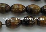 CTE1702 15.5 inches 13*18mm rice yellow tiger eye beads