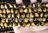 CTE2160 15.5 inches 10mm round yellow tiger eye gemstone beads