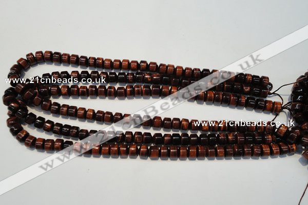 CTE898 15.5 inches 7*8mm tyre red tiger eye beads wholesale