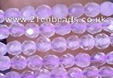 CTG1404 15.5 inches 2mm faceted round lavender amethyst beads wholesale