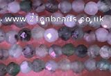 CTG1426 15.5 inches 2mm faceted round emerald gemstone beads