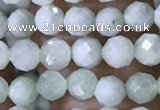 CTG1554 15.5 inches 4mm faceted round jade beads wholesale