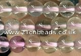 CTG1588 15.5 inches 4mm round fluorite gemstone beads wholesale