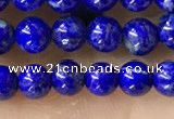 CTG1598 15.5 inches 4mm round lapis lazuli beads wholesale