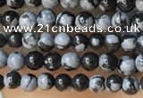 CTG2015 15 inches 2mm,3mm snowflake obsidian gemstone beads