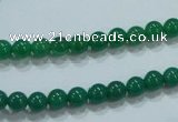 CTG25 15.5 inches 4mm round tiny green agate beads wholesale