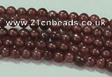 CTG53 15.5 inches 2mm round grade AA tiny garnet beads wholesale