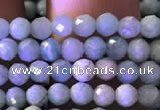 CTG775 15.5 inches 3mm faceted round tiny amazonite beads wholesale