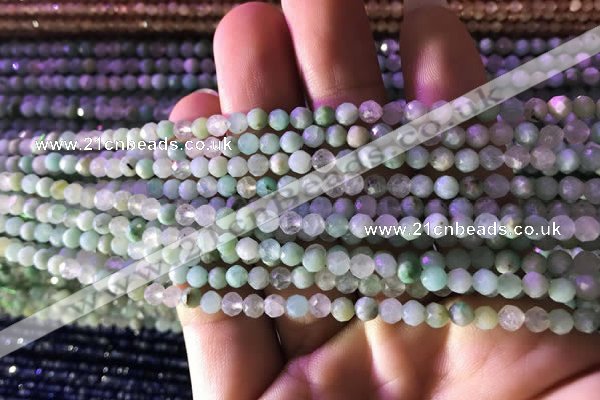 CTG822 15.5 inches 3mm faceted round tiny Australia chrysoprase beads