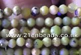 CTG825 15.5 inches 3mm faceted round tiny chrysotine beads