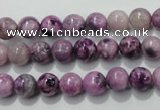 CTJ502 15.5 inches 8mm round dyed purple jasper beads wholesale