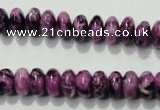 CTJ511 15.5 inches 5*8mm rondelle dyed purple jasper beads wholesale