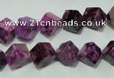 CTJ528 15.5 inches 8*8mm cube dyed purple jasper beads wholesale