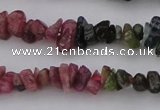 CTO394 15.5 inches 4*6mm - 5*8mm tourmaline chips gemstone beads