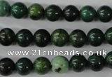 CTP202 15.5 inches 8mm round yellow pine turquoise beads wholesale