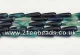 CTR434 15.5 inches 10*30mm teardrop agate beads wholesale