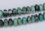 CTU434 15.5 inches 5*8mm rondelle African turquoise beads wholesale