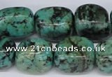 CTU439 15.5 inches 14*18mm nuggets African turquoise beads wholesale