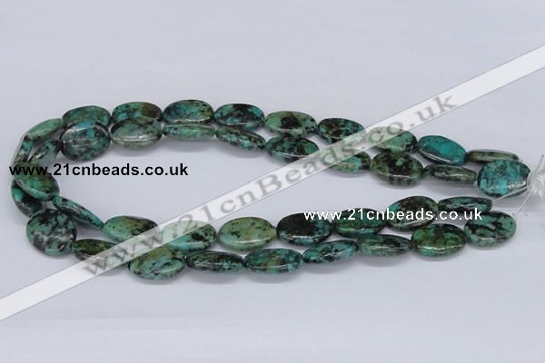 CTU466 15.5 inches 16*20mm oval African turquoise beads wholesale