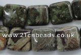 CUG174 15.5 inches 15*15mm square australian unakite beads
