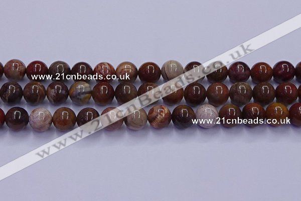 CWJ434 15.5 inches 12mm round wood jasper beads wholesale