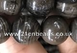 CWJ554 15.5 inches 12mm round coffee wood jasper beads wholesale
