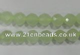 CXJ152 15.5 inches 8mm faceted round New jade beads wholesale